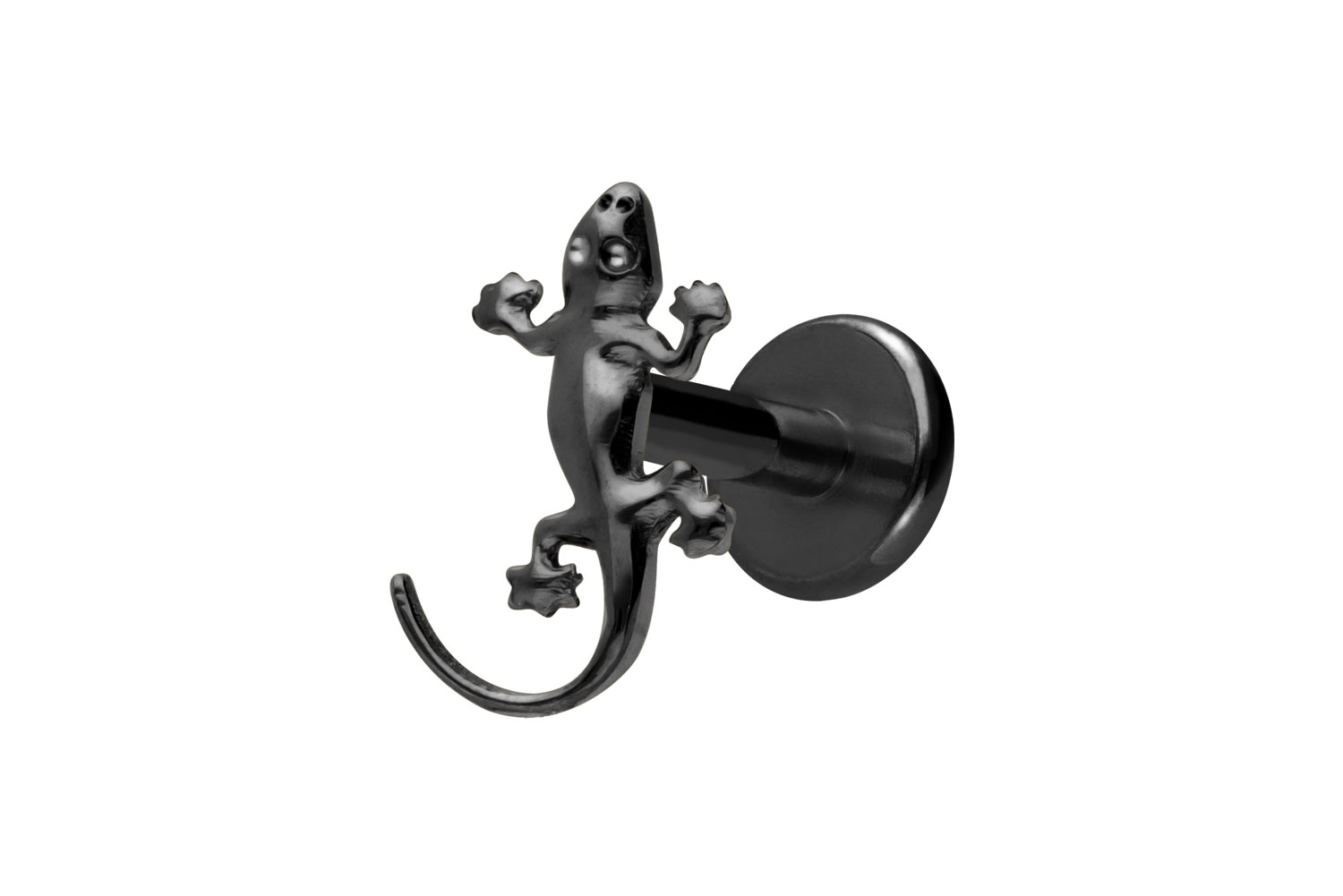 Titan Labret Piercing mit Innengewinde GECKO